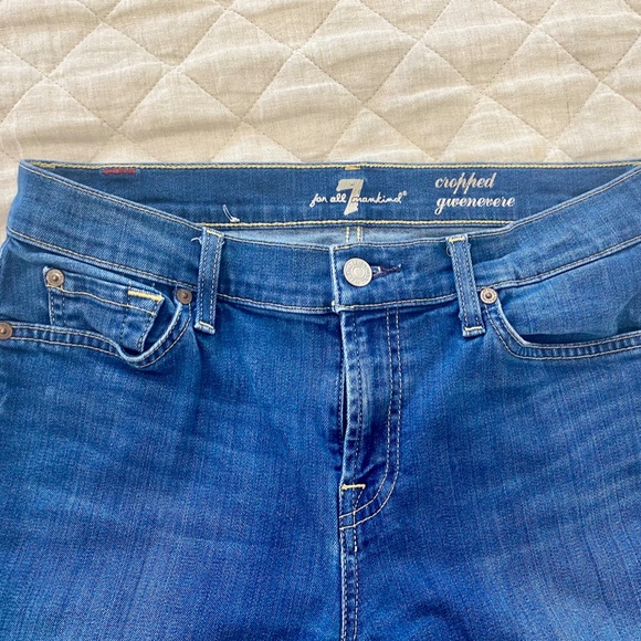 7For All Mankind; Gwenevere Cropped Skinny Jeans - Picture 3 of 3